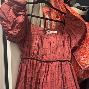 NWT Christy Dawn The Addison Dress in Crimson Trellis Size small